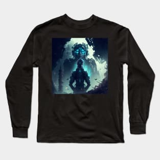 Cyberpunk Deity Long Sleeve T-Shirt